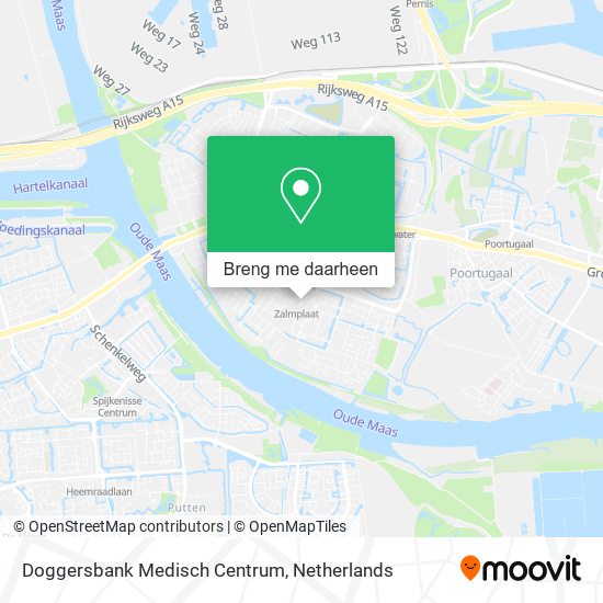 Doggersbank Medisch Centrum kaart