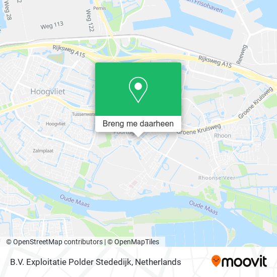 B.V. Exploitatie Polder Stededijk kaart