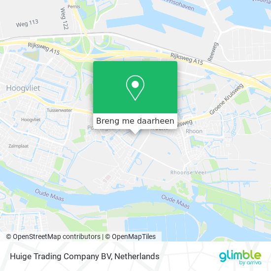 Huige Trading Company BV kaart