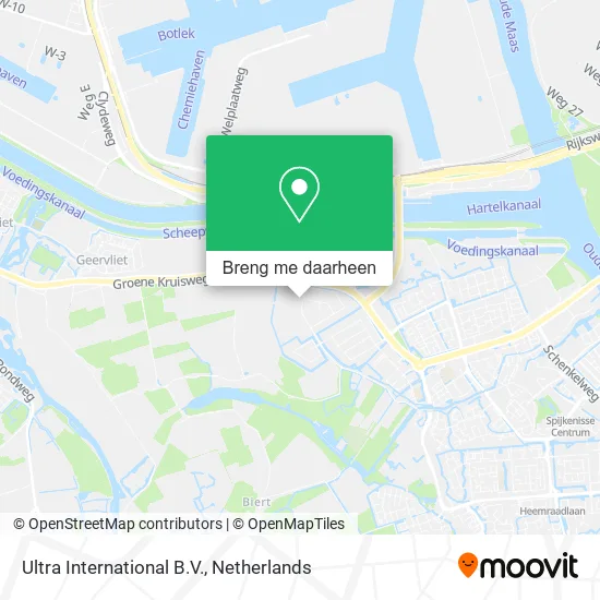 Ultra International B.V. kaart