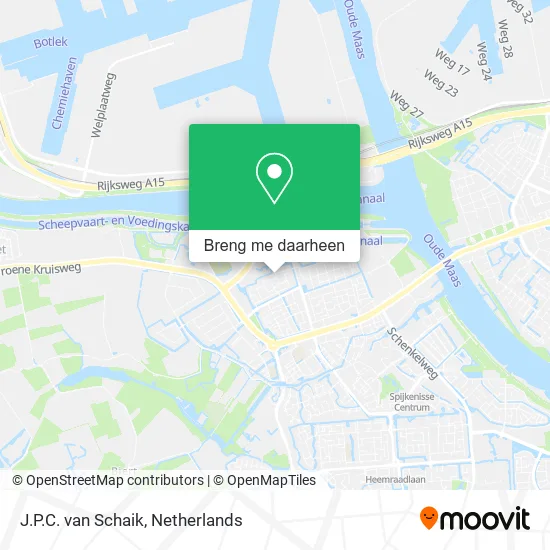 J.P.C. van Schaik kaart