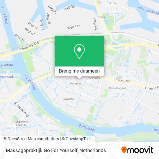 Massagepraktijk Go For Yourself kaart