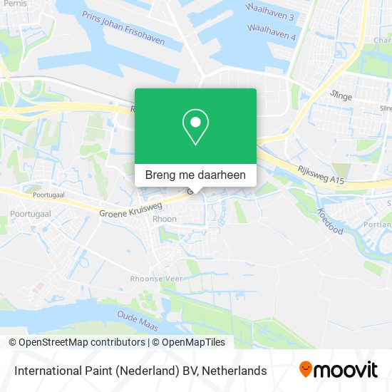 International Paint (Nederland) BV kaart