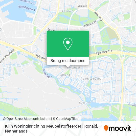 Klijn Woninginrichting Meubelstoffeerderij Ronald kaart