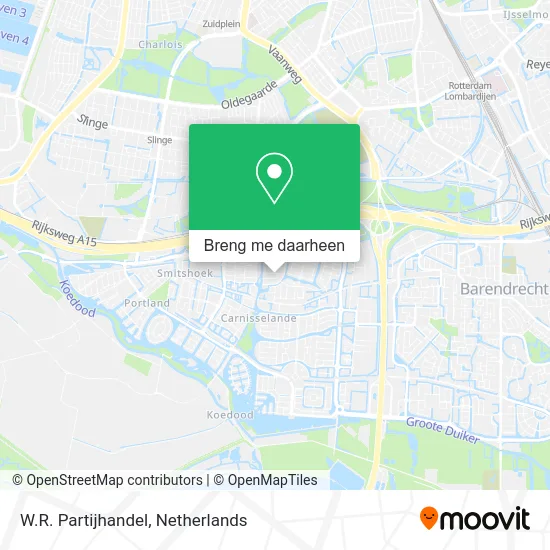 W.R. Partijhandel kaart