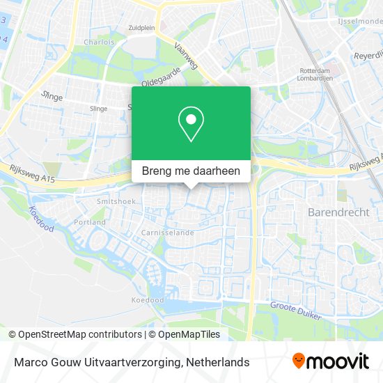 Marco Gouw Uitvaartverzorging kaart