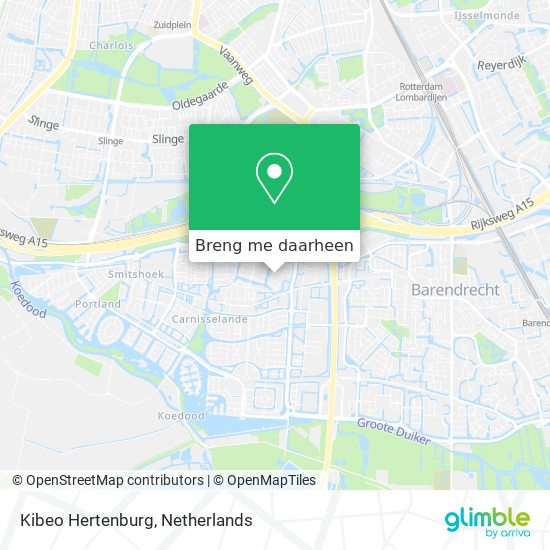 Kibeo Hertenburg kaart