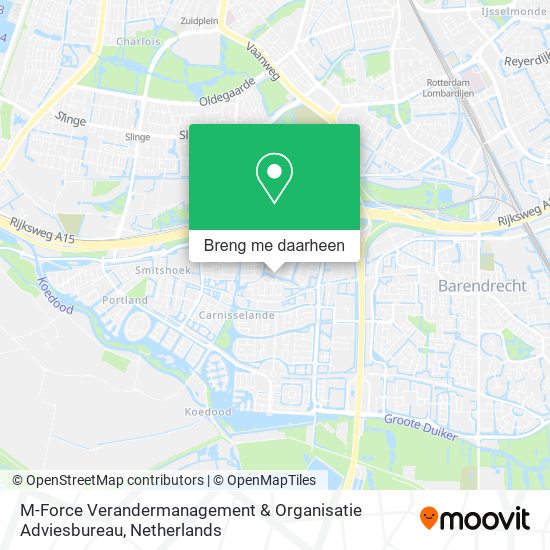 M-Force Verandermanagement & Organisatie Adviesbureau kaart