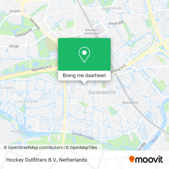 Hockey Outfitters B.V. kaart