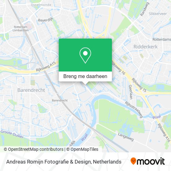 Andreas Romijn Fotografie & Design kaart