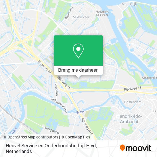 Heuvel Service en Onderhoudsbedrijf H vd kaart