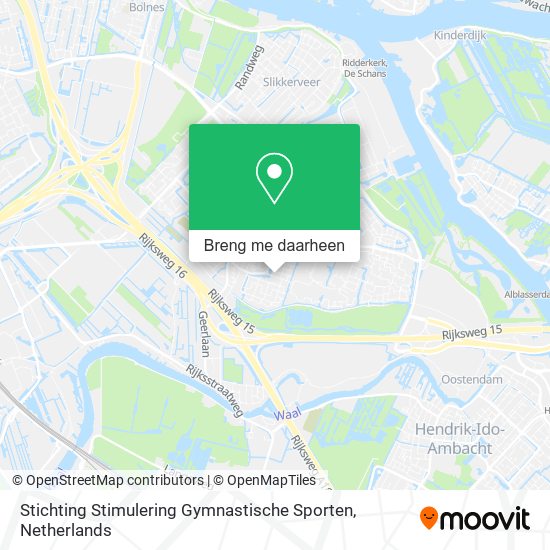 Stichting Stimulering Gymnastische Sporten kaart