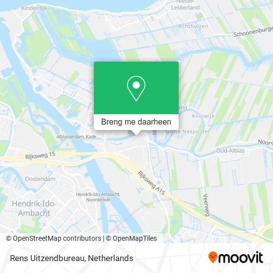 Rens Uitzendbureau kaart