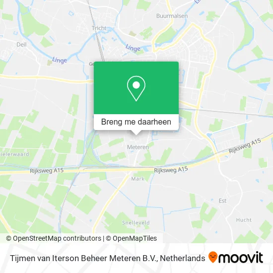 Tijmen van Iterson Beheer Meteren B.V. kaart