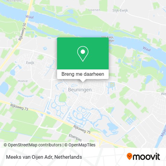 Meeks van Oijen Adr kaart