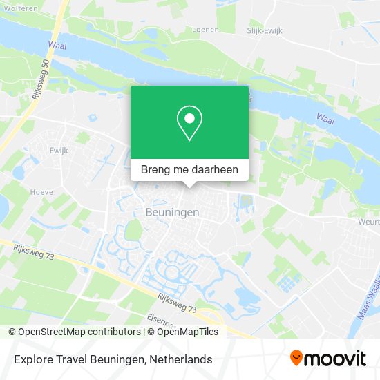 Explore Travel Beuningen kaart