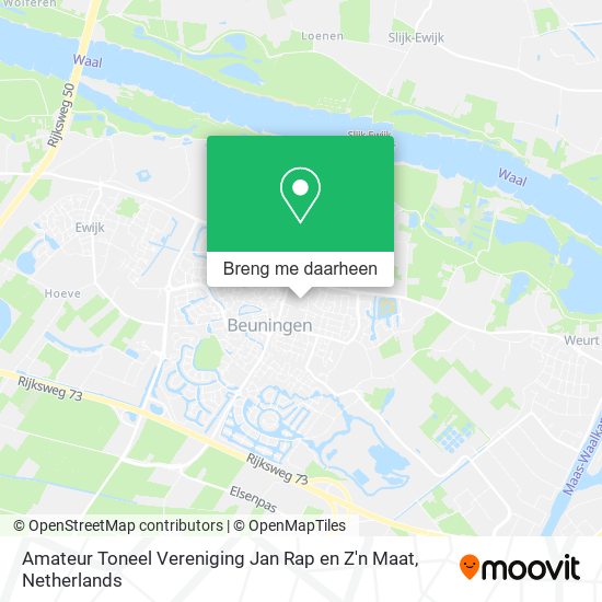 Amateur Toneel Vereniging Jan Rap en Z'n Maat kaart