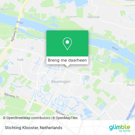 Stichting Klooster kaart