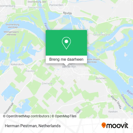 Herman Pestman kaart