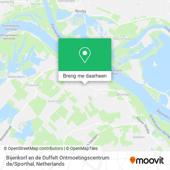 Bijenkorf en de Duffelt Ontmoetingscentrum de / Sporthal kaart