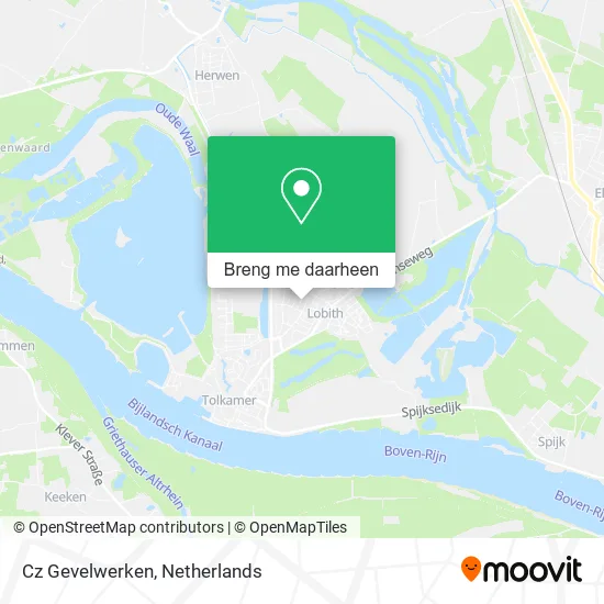 Cz Gevelwerken kaart