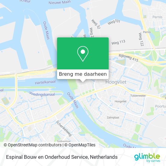 Espinal Bouw en Onderhoud Service kaart