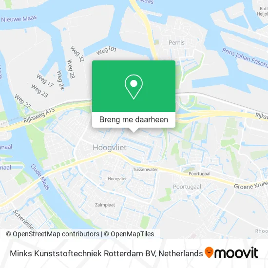 Minks Kunststoftechniek Rotterdam BV kaart