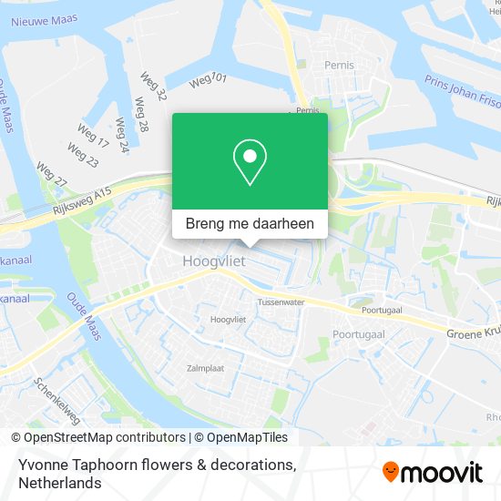 Yvonne Taphoorn flowers & decorations kaart