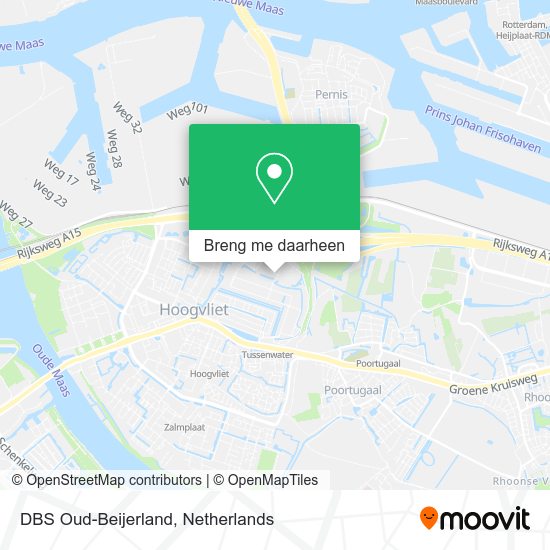 DBS Oud-Beijerland kaart