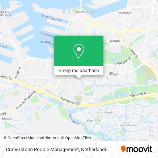 Cornerstone People Management kaart