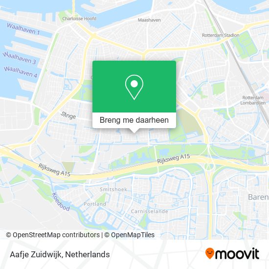 Aafje Zuidwijk kaart