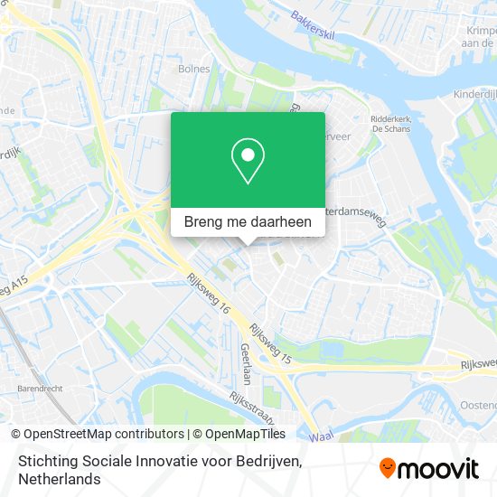 Stichting Sociale Innovatie voor Bedrijven kaart