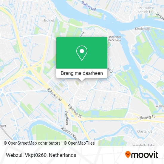 Webzuil Vkpt0260 kaart