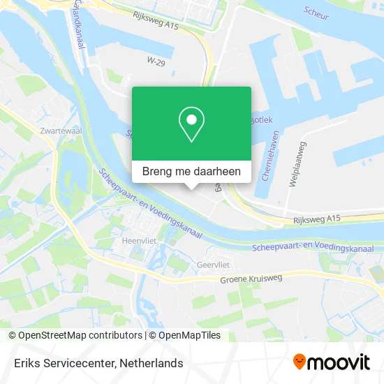 Eriks Servicecenter kaart