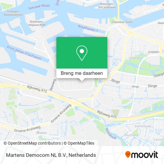 Martens Democom NL B.V. kaart