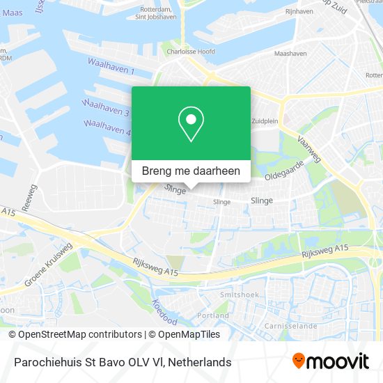 Parochiehuis St Bavo OLV Vl kaart