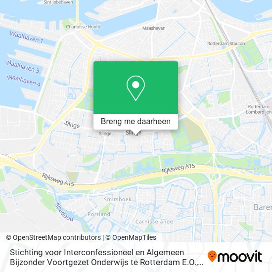 Stichting voor Interconfessioneel en Algemeen Bijzonder Voortgezet Onderwijs te Rotterdam E.O. kaart