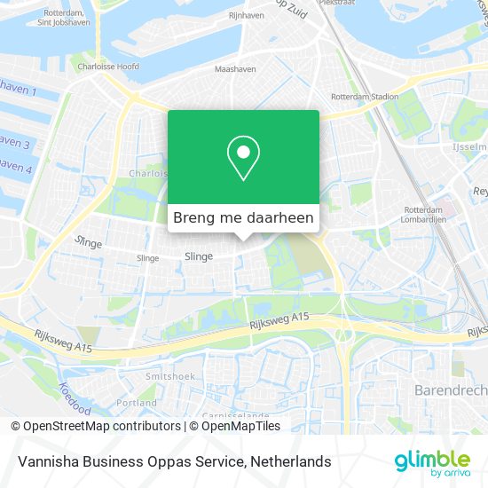 Vannisha Business Oppas Service kaart