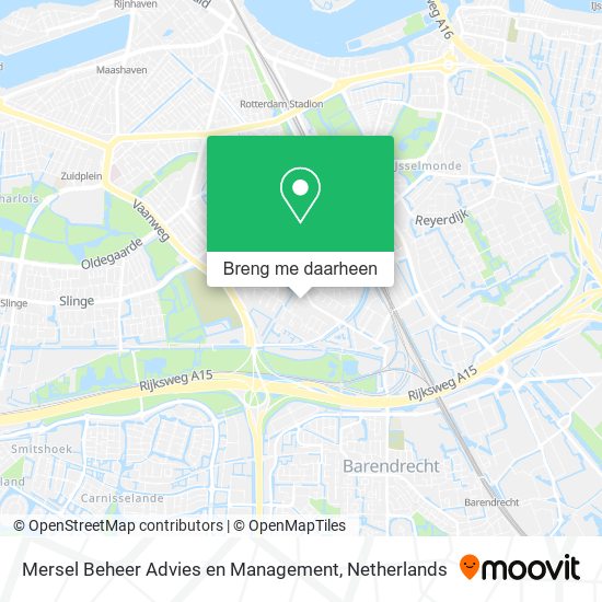 Mersel Beheer Advies en Management kaart