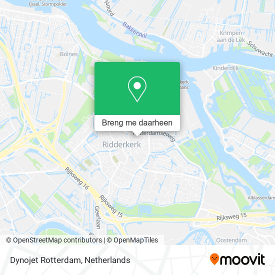 Dynojet Rotterdam kaart