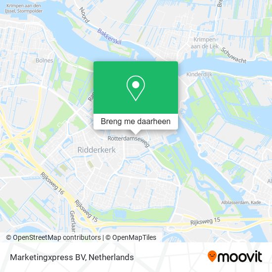 Marketingxpress BV kaart