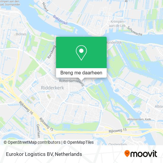Eurokor Logistics BV kaart