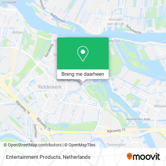 Entertainment Products kaart