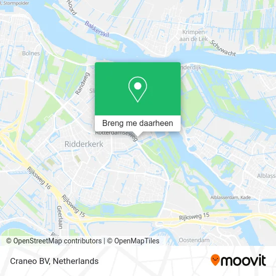 Craneo BV kaart