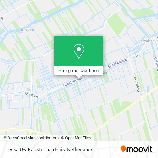 Tessa Uw Kapster aan Huis kaart