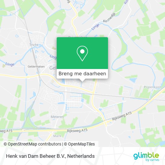 Henk van Dam Beheer B.V. kaart