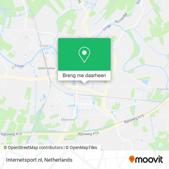 Internetsport.nl kaart