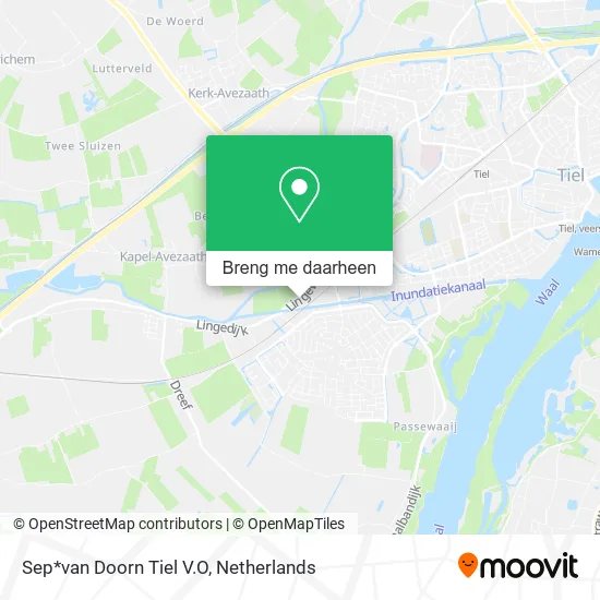 Sep*van Doorn Tiel V.O kaart