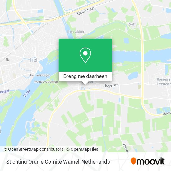 Stichting Oranje Comite Wamel kaart
