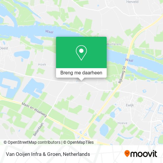 Van Ooijen Infra & Groen kaart